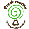 Logo Förderverein Kita Purzelbaum mit grüner Spirale